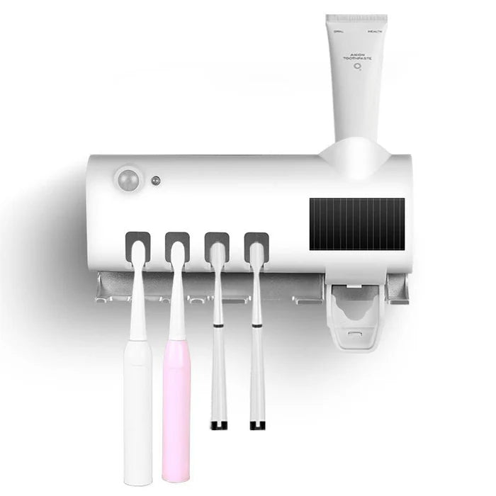 Dispenser Automático Pasta De Dente Suporte Escovas Banheiro