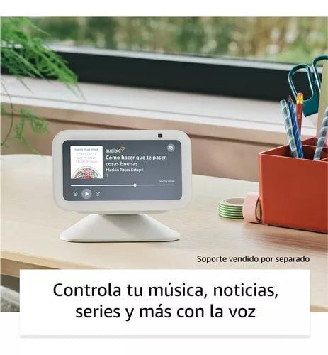 Echo Show 5 (3ª geração) com assistente virtual Alexa de carbono 110V/240V