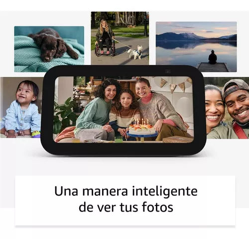 Echo Show 5 (3ª geração) com assistente virtual Alexa de carbono 110V/240V