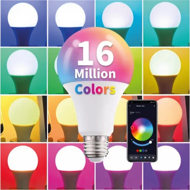 15W Lâmpada Inteligente Rgb Smart Life Tuya Para Alexa E Google Assistant