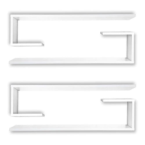 4 Estante Livros Prateleiras Nichos Branco Decorativa Sala Quarto Infantil Branco Preto