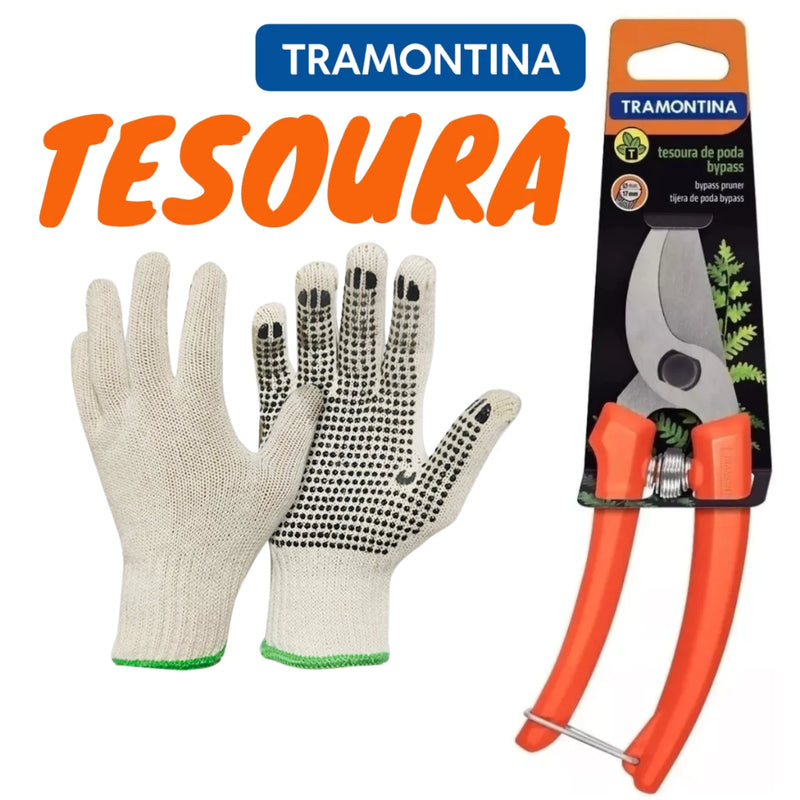 Tesoura de Poda Para Jardinagem Tramontina 78300 Bypass