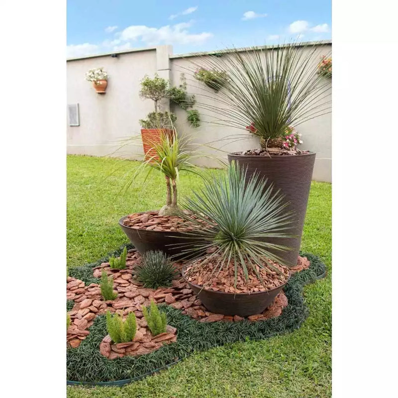 Casca De Pinus Semi Polida Natural Jardinagem Decoração