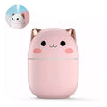 Umidificador De Ar Gato Gatinho Coelho Fofo 200ml Com Claro Noturna Névoa Fresca