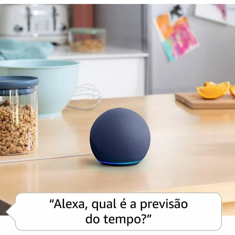Echo Dot 5ª Geração Alto-falante De 1,73 Preto Amazon B09B8VGCR8 Bivolt