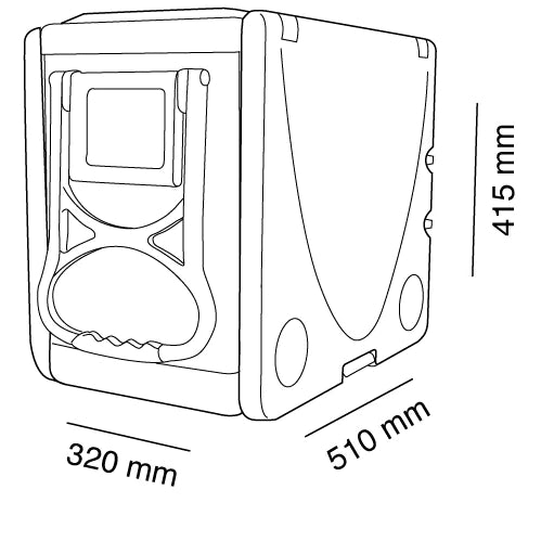 SUPER CAIXA TÉRMICA COM 2 MESAS E 2 BANQUETAS INTEGRADAS COOLER MULTIFUNCIONAL 5 EM 1 – 32 LITROS TOY 25857