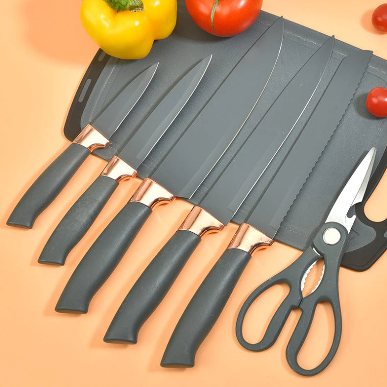 Kit 19 Peças Jogo de Utensílios Para Cozinha em Silicone Com Cabo de Madeira Completo / Antiaderente