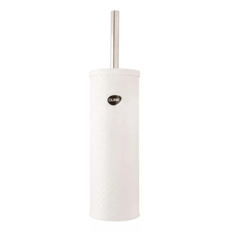 Escova De Vaso Sanitário Cabo E Tampa Bambu OucBranco Ou Preto 9.7 x 9.7 x 38CM Com Suporte
