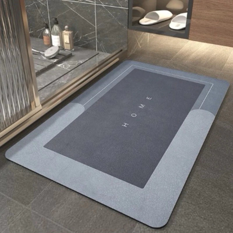 kit Tapete para Banheiro de Secagem Rápida e Super Absorvente - Ideal para Chuveiro, Cozinha e Varanda