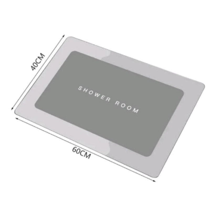 kit Tapete para Banheiro de Secagem Rápida e Super Absorvente - Ideal para Chuveiro, Cozinha e Varanda