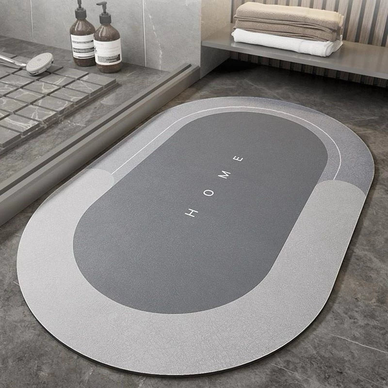 kit Tapete para Banheiro de Secagem Rápida e Super Absorvente - Ideal para Chuveiro, Cozinha e Varanda