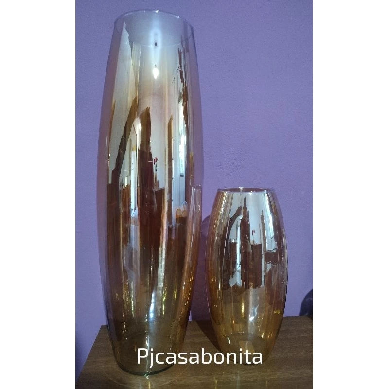 PICASSO 54CM PrOnTa EnTrEgA ÂMBAR Explêndido vaso de vidro PJCASABONITA
