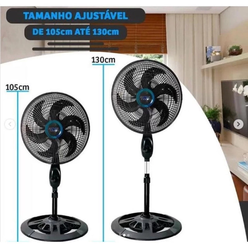 Ventilador 105cm-130cm Ajuste De Altura Livremente 110v 220v Ventilador--Envio imediato