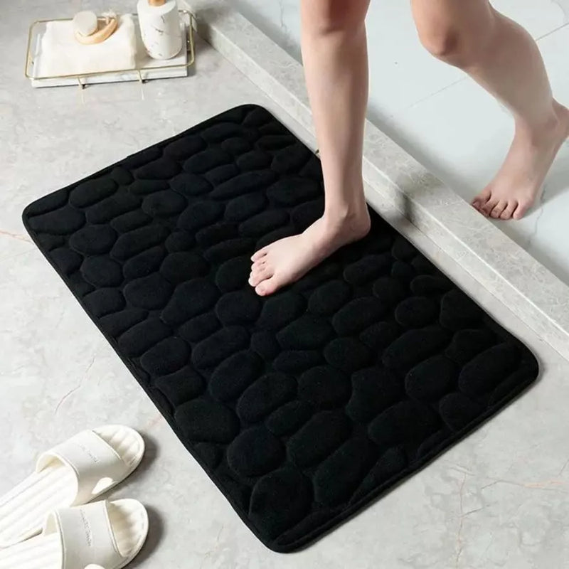 Kit Tapete de Banheiro Decoração em Relevo Lavatório Banheiro Sala