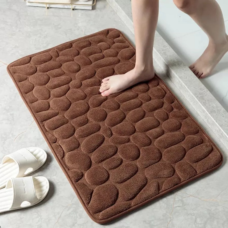Kit Tapete de Banheiro Decoração em Relevo Lavatório Banheiro Sala
