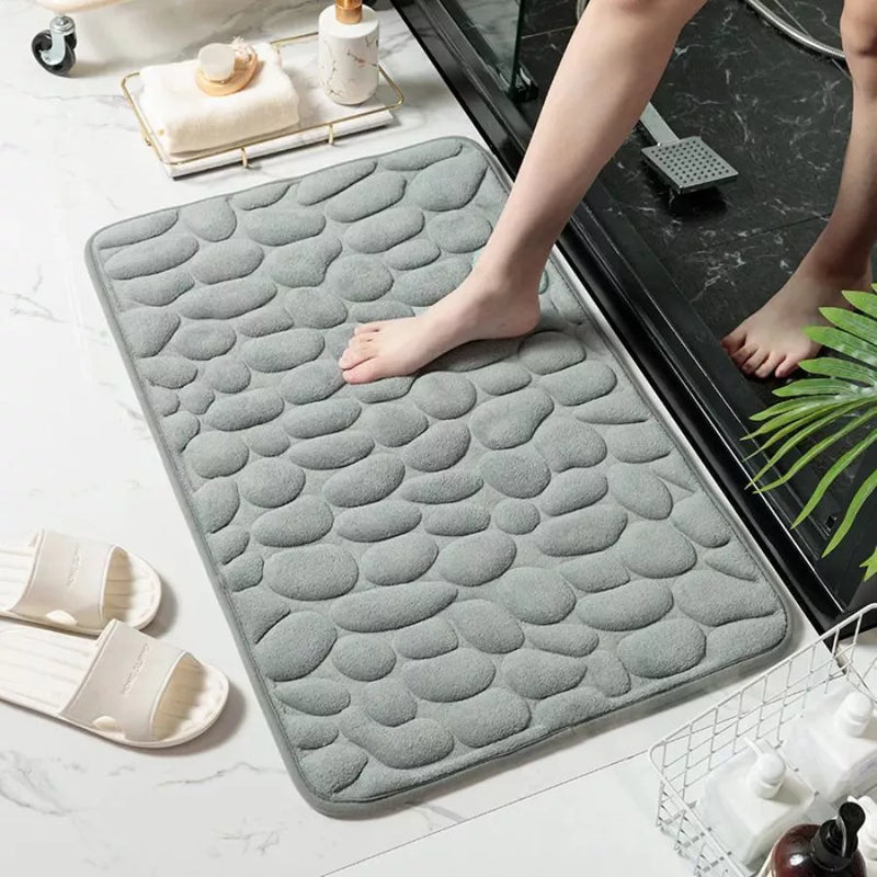 Kit Tapete de Banheiro Decoração em Relevo Lavatório Banheiro Sala
