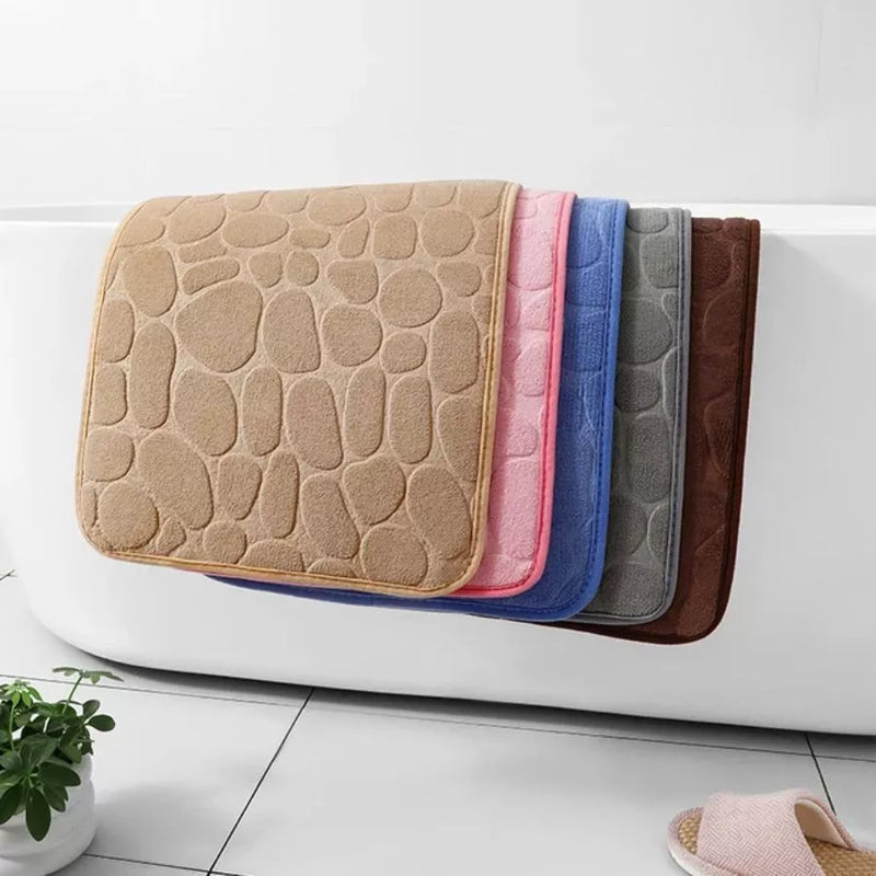 Kit Tapete de Banheiro Decoração em Relevo Lavatório Banheiro Sala