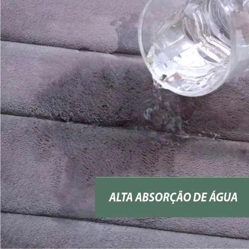 Kit Tapete de Banheiro Decoração em Relevo Lavatório Banheiro Sala