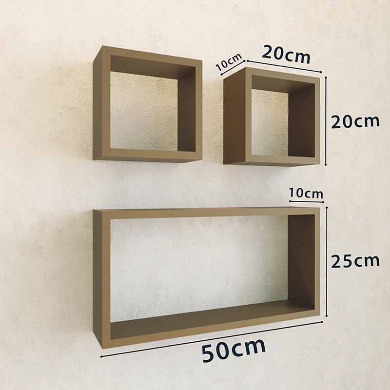 Prateleira Nicho Retangular kit para Cozinha e Lavanderia decorativo