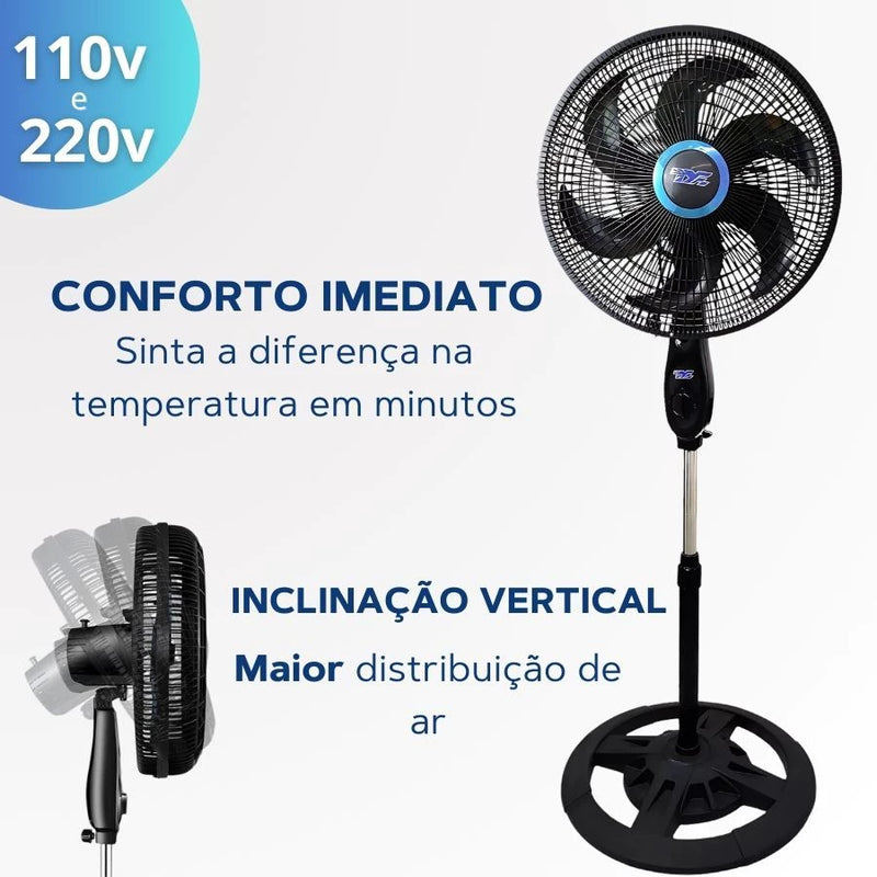 Ventilador 105cm-130cm Ajuste De Altura Livremente 110v 220v Ventilador--Envio imediato