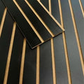 Kit 20 Revestimentos Ripados Painel Decorativo De Parade MDF 45x11 - Decoração Sala e Penteadeira