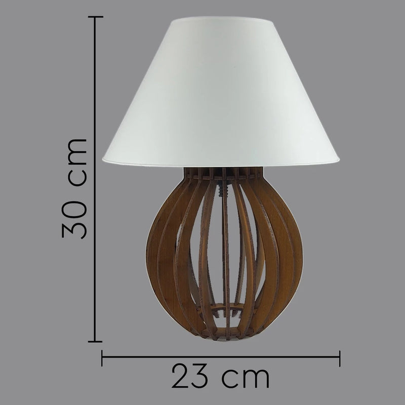 Kit 2 unidades Abajur La Finesse Cupula - Luminária Para Decoração Quarto e Sala