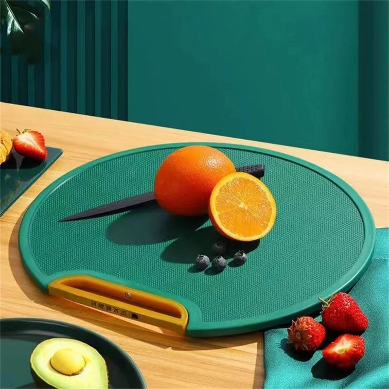 Tábua De Corte Antibacteriana À Prova De Mofo 30/35cm Com Suporte Em Pé Para Cozinha